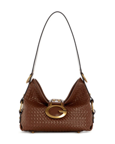 Borsa donna Guess a spalla Camden mini cognac B27GU57 WW930872
