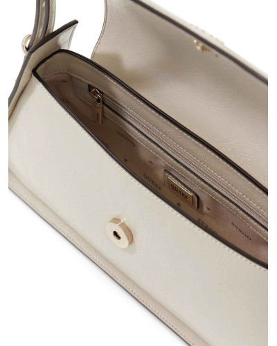 Borsa donna Guess Xena Flap Shoulder bag light taupe B27GU59 TC973119