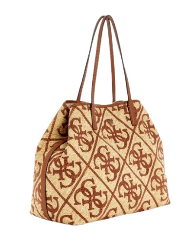 Borsa donna Guess Shopper Kirsten natural/caramel B27GU70 WL974324