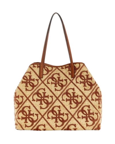 Borsa donna Guess Shopper Kirsten natural/caramel B27GU70 WL974324