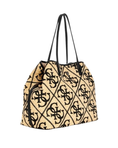 Borsa donna Guess Shopper Kirsten natural/black B27GU79 WL974324