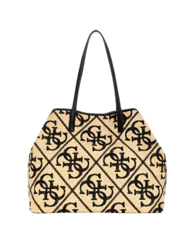 Borsa donna Guess Shopper Kirsten natural/black B27GU79 WL974324