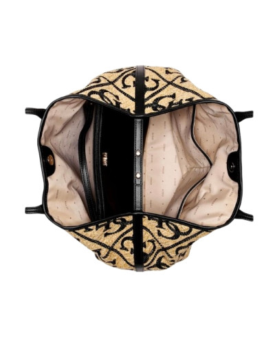 Borsa donna Guess Shopper Kirsten natural/black B27GU79 WL974324