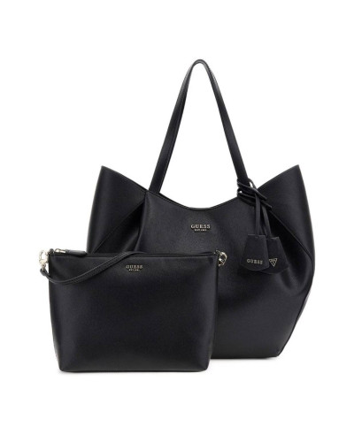 Borsa donna Guess a spalla Shopper Amorette black B27GU80 BG789824