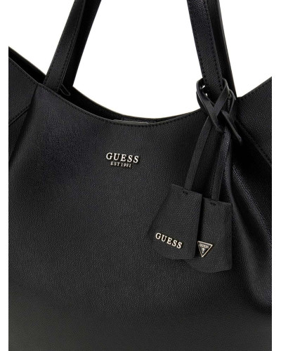 Borsa donna Guess a spalla Shopper Amorette black B27GU80 BG789824