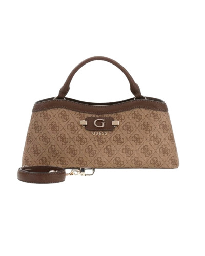 Borsa donna Guess Lindsey latte logo B27GU82 SG974905