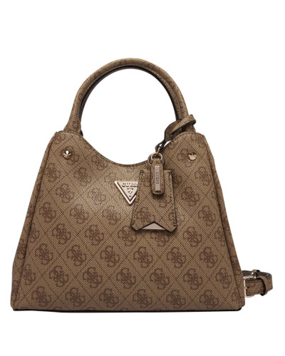 Borsa donna Guess Meridian II latte logo B27GU85 SG697405