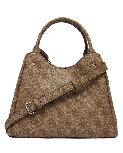 Borsa donna Guess Meridian II latte logo B27GU85 SG697405