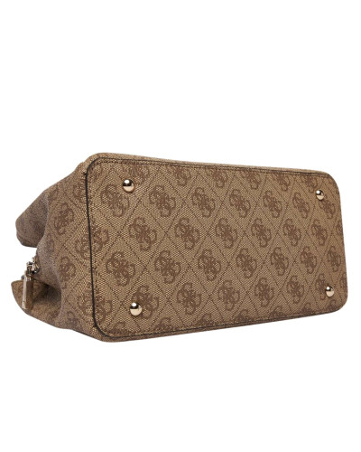 Borsa donna Guess Meridian II latte logo B27GU85 SG697405