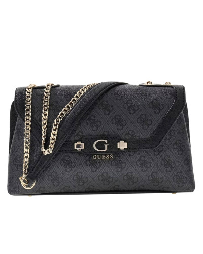 Borsa donna Guess Lindsey coal logo B27GU88 SG974921
