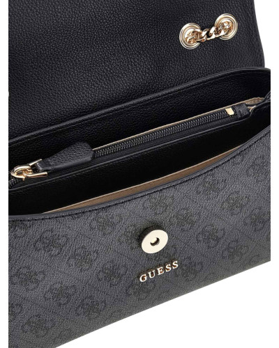 Borsa donna Guess Lindsey coal logo B27GU88 SG974921