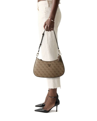 Borsa donna Guess Noelle II latte logo/ brown B27GU94 BG967218