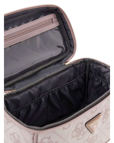 Borsa donna Guess beauty case Berta travel orchidea Logo B27GU99 OB8688039