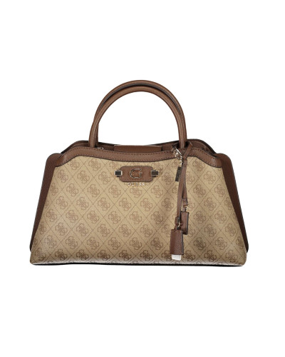 Borsa donna Guess Lindsey latte logo B27GU93 SG974906