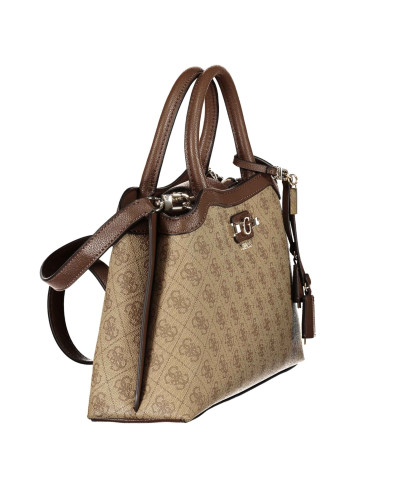Borsa donna Guess Lindsey latte logo B27GU93 SG974906