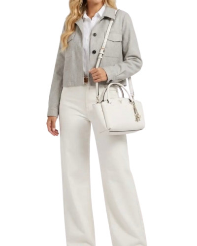 Borsa donna Guess a mano/ tracolla Gilda white B27GU102 ZG974706
