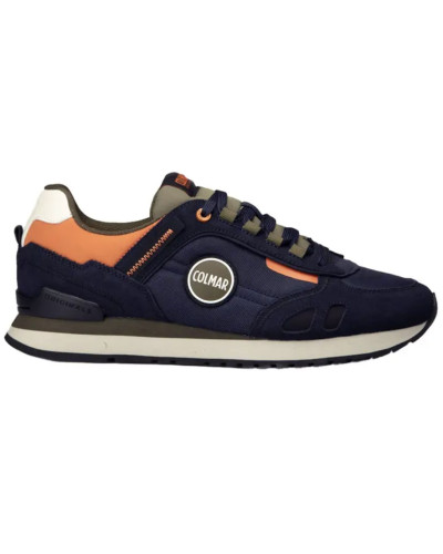 Sneaker uomo Colmar Travis sport colors 015 navy/military green/orange U27CO02