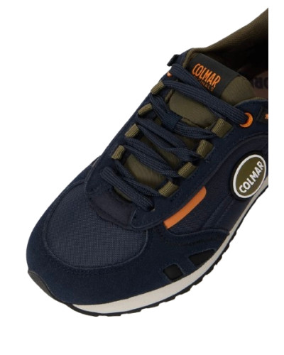 Sneaker uomo Colmar Travis sport colors 015 navy/military green/orange U27CO02