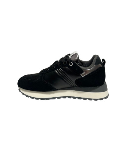 Scarpe donna Colmar sneaker Travis Authentic 110 black/ silver D27CO05