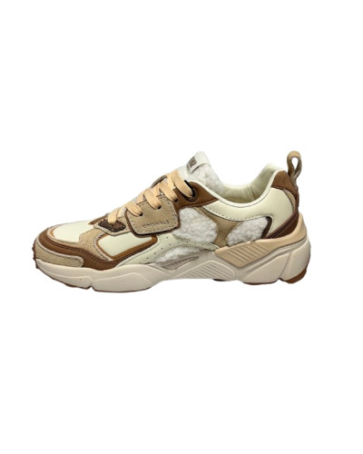 Scarpe donna Colmar sneaker Garner Aries 133 white/ beige/ brown D27CO06