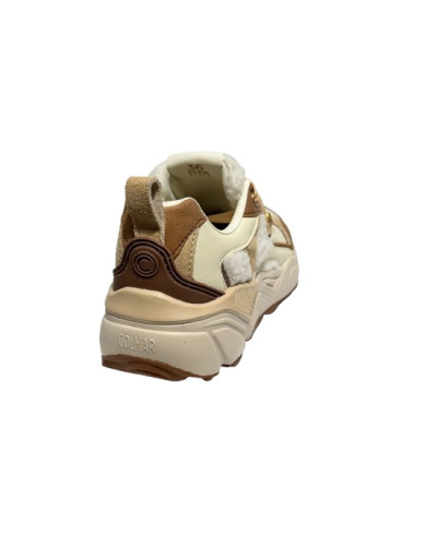 Scarpe donna Colmar sneaker Garner Aries 133 white/ beige/ brown D27CO06