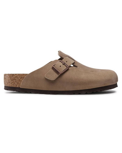 Scarpe sabot unisex Birkenstock Boston BS tabacco brown US26BI12 0960813