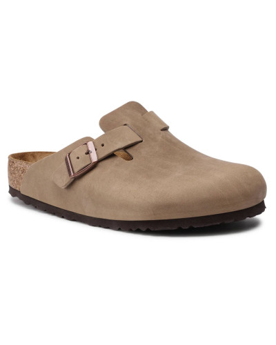 Scarpe sabot unisex Birkenstock Boston BS tabacco brown US26BI12 0960813