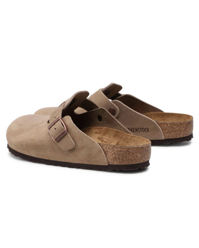 Scarpe sabot unisex Birkenstock Boston BS tabacco brown US26BI12 0960813