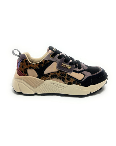 Scarpe donna Colmar sneaker Garner leopard 131 nude/ multicolor D27CO11