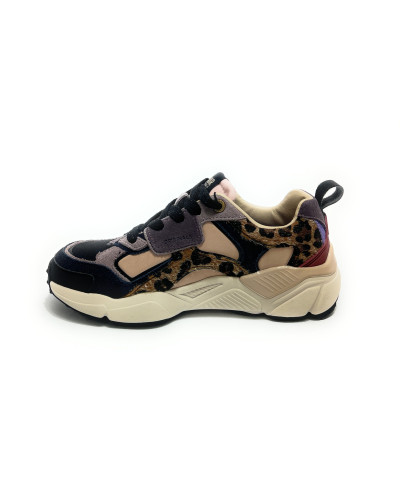 Scarpe donna Colmar sneaker Garner leopard 131 nude/ multicolor D27CO11