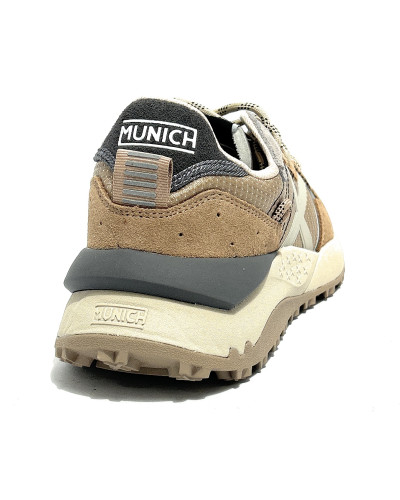 Scarpe Munich sneaker Shibuya 46 pelle scamosciata/ tessuto beige U27MU06 9880046