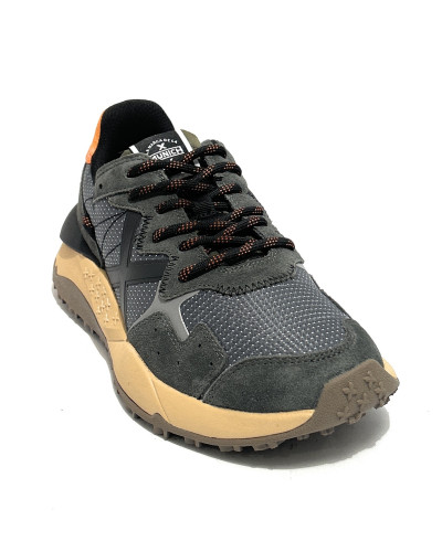 Scarpe Munich sneaker Shibuya 50 pelle scamosciata/ tessuto verde U27MU07 9880050