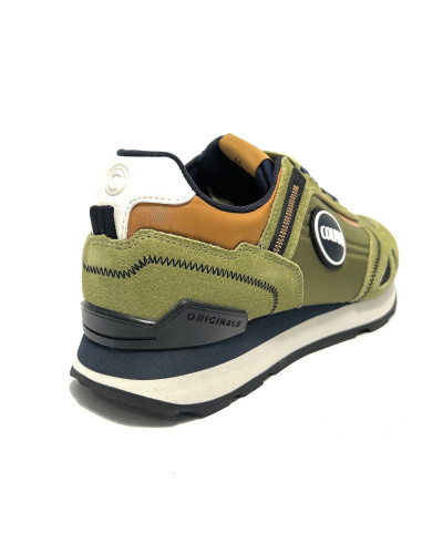 Sneaker uomo Colmar Travis sport colors 003 moss green/navy/mustard brown U27CO11