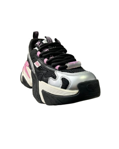 Scarpe donna Buffalo Fion one sneaker black/pink D27BF06 BNPD00016368