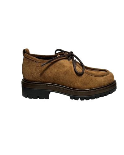 Scarpa stringata donna Francesco Brunelli brown AO 6116 D27FB02