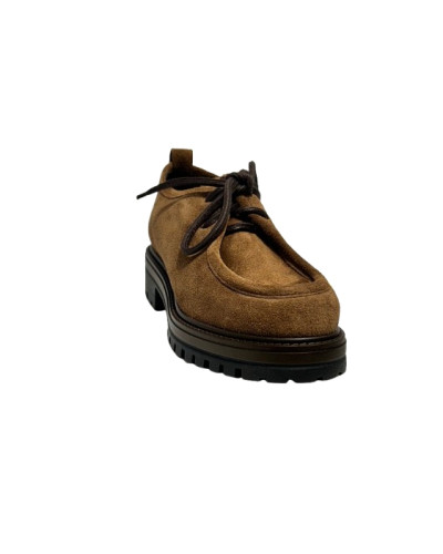 Scarpa stringata donna Francesco Brunelli brown AO 6116 D27FB02