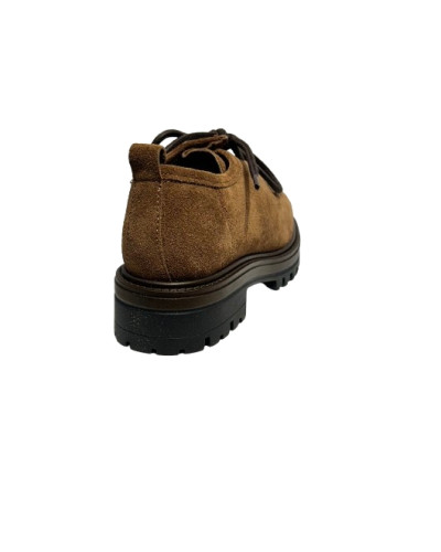 Scarpa stringata donna Francesco Brunelli brown AO 6116 D27FB02