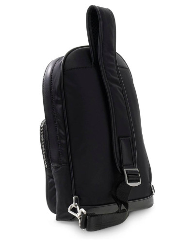 Borsa Guess uomo zaino monospalla Milano nylon nero UB27GU07 HMMINYP6302