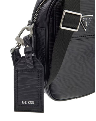Borsa Guess tracolla uomo Milano crossbody micro nero UB27GU05 HMMIPWP6225