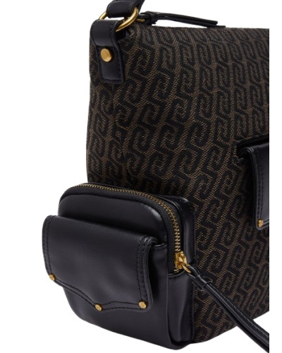 Borsa donna Liu-jo Rocsana M Hobo testa di moro B27LJ03 AF6016 T378A