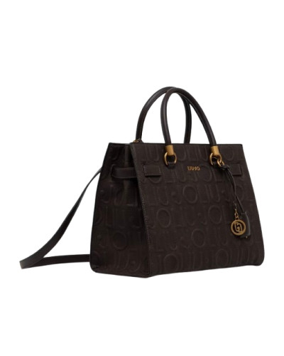 Borsa donna Liu-jo M tote Manhattan Deep brown B27LJ13 AF6086 E1139 91419