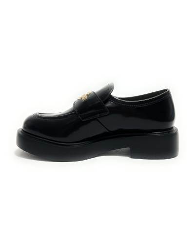 Scarpe Love Moschino mocassino donna in pelle nero D27MO02 JA10404G1PJD0000
