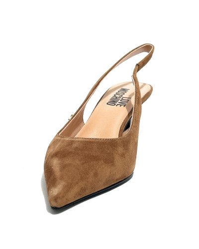 Scarpe donna Love Moschino decolleté in camoscio cognac D27MO04 JA10356G1PIE0210