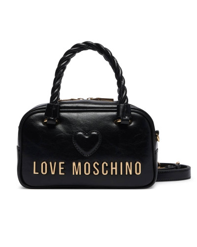 Borsa donna Love Moschino Recycled leather nero B27MO05 JC4134PP1PL1100A