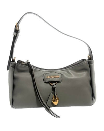 Borsa donna a mano/ tracolla Love Moschino pelle grigio B27MO10 JC4159PP1PL1301A