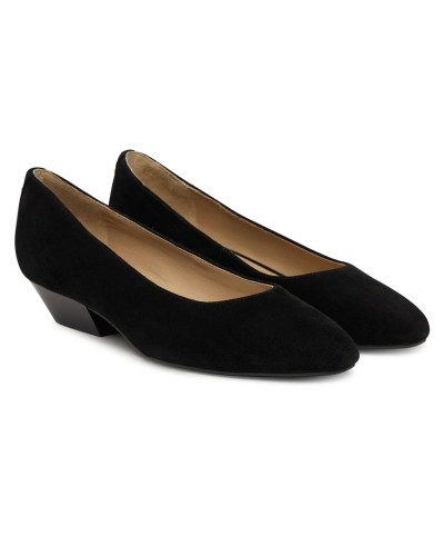 Scarpe donna Lauren Ralph Lauren Decolletè Weslee suede black D27RL06 802P15819001