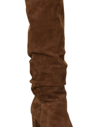 Stivale Lauren Ralph Lauren Artizan Tall suede brown D27RL01 802937807002