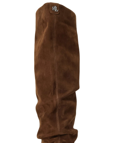 Stivale Lauren Ralph Lauren Artizan Tall suede brown D27RL01 802937807002