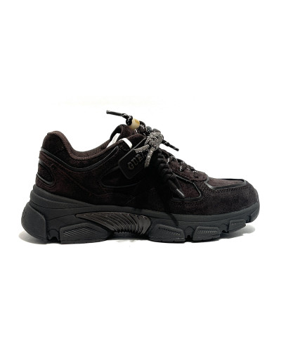 Scarpe donna sneaker Guess Irrina brown D27GU33 FLFIRRSUE12