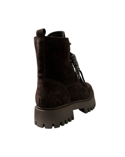 Scarpe donna Guess stivaletto brown D27GU32 FLFFIZSUE10